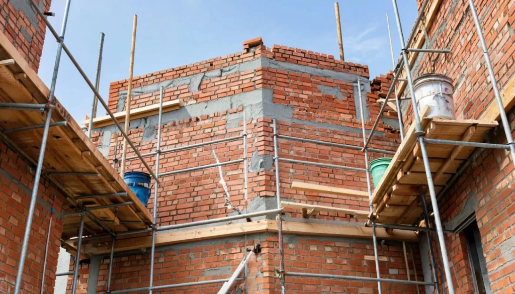 Устройство лесов при выполнении отдельных видов работ. Расценки в смете.