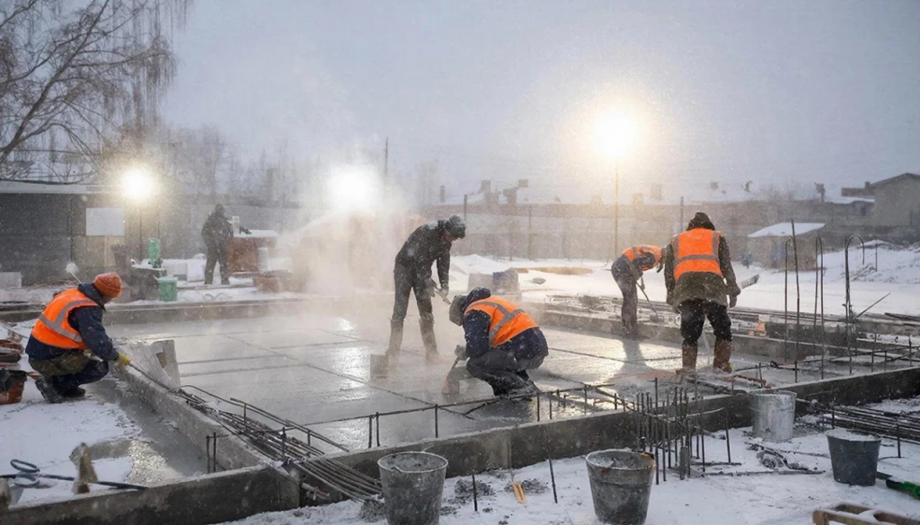 Выбор зимнего метода бетонирования