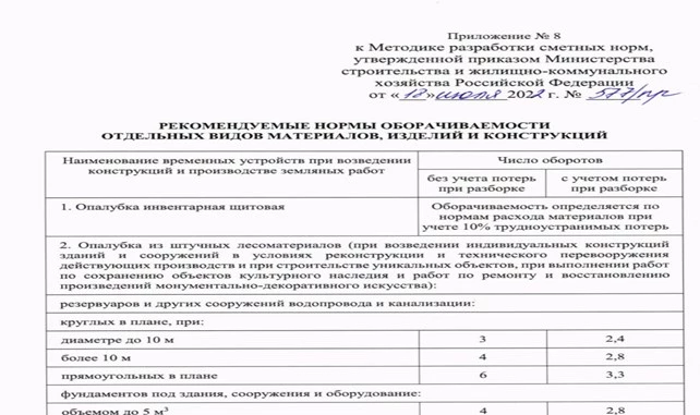 Правила расчета обращаемости материалов и учет затрат на их погрузку и перевозку. 2