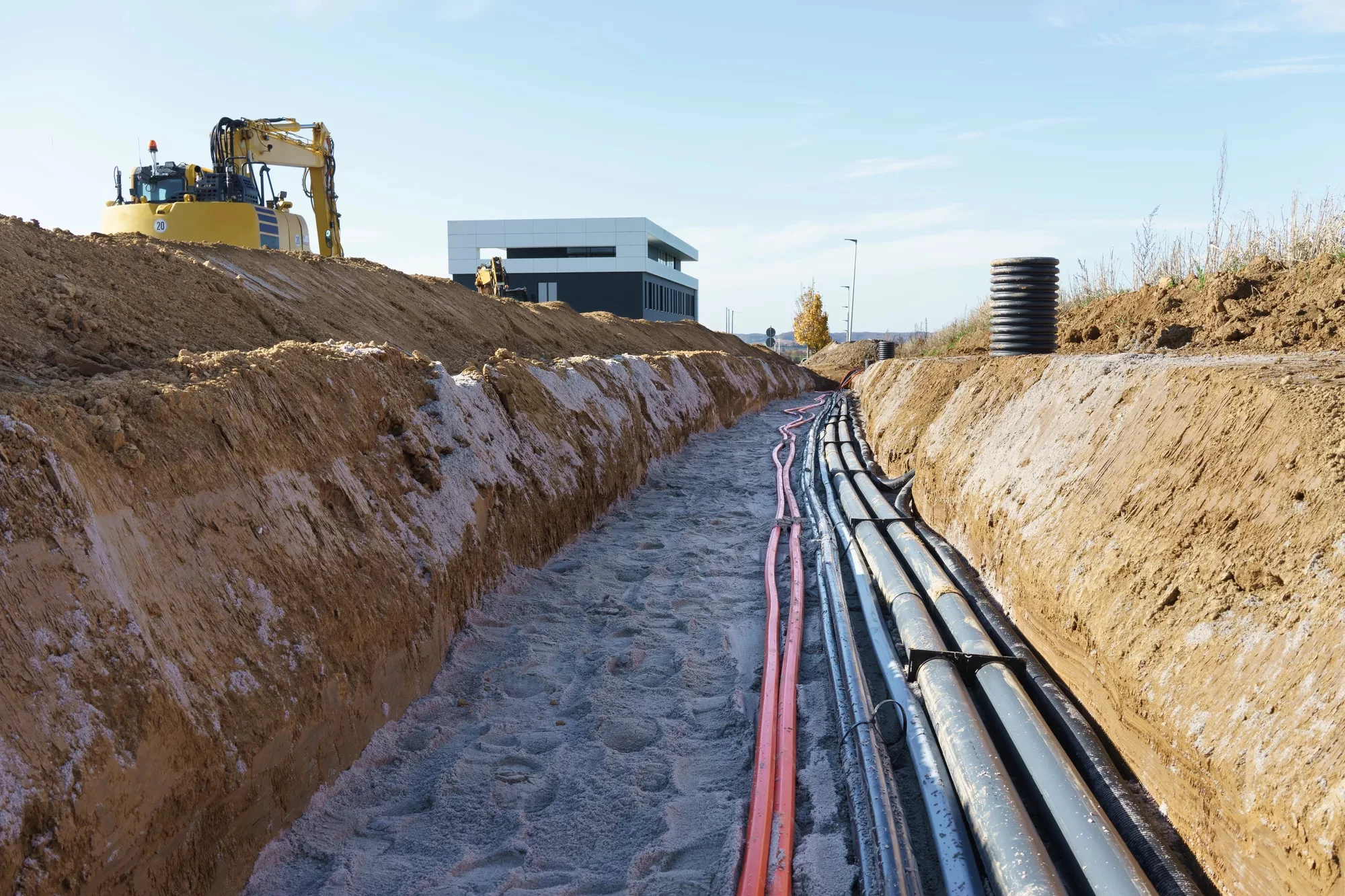 Прокладка высоковольтных кабельных линий в земле. Расчёт объёмов работ