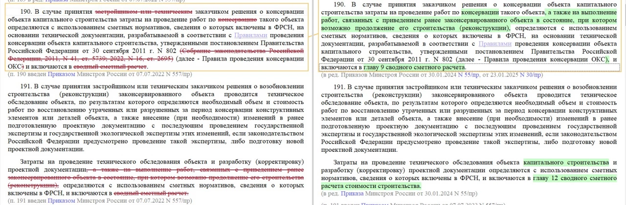 Стоимость проектных работ на консервацию объекта. 1
