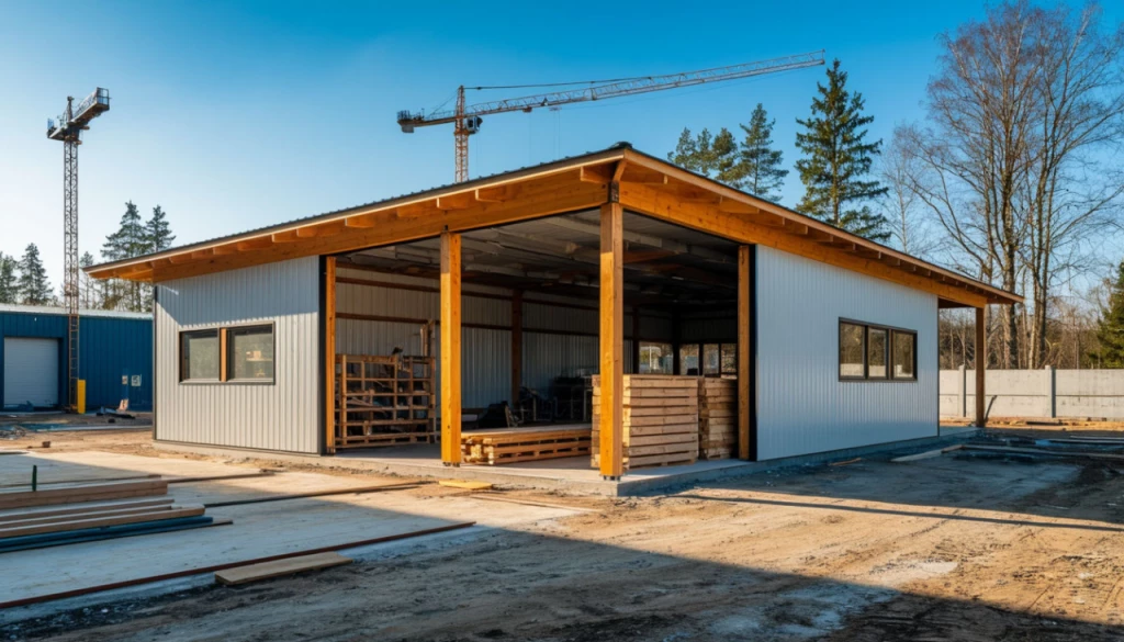 Учёт временных зданий и сооружений на основании локальной сметы.