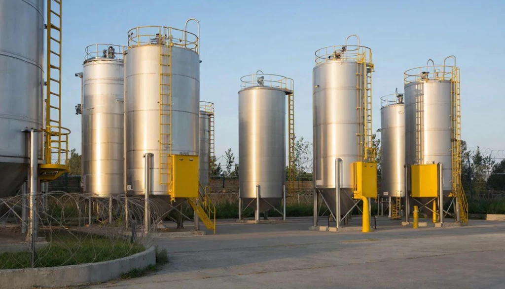 Резервуары для нефтепродуктов в смете