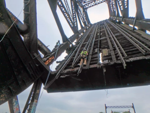 The Crook Point Bascule Bridge