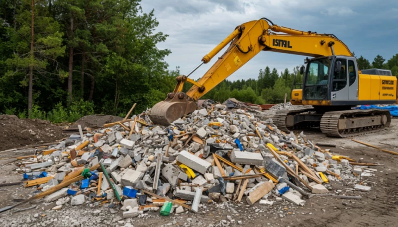 Стоимость утилизации при разборке конструктивных элементов